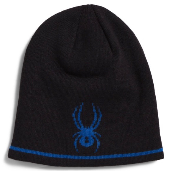 Spyder Jacquard Logo Stripe Beanie - Picture 2 of 11